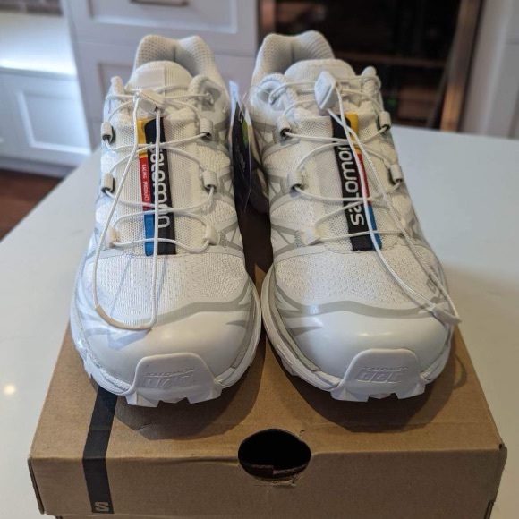 Brand New Salomon XT-6 White Size 4.5 - Picture 3 of 7